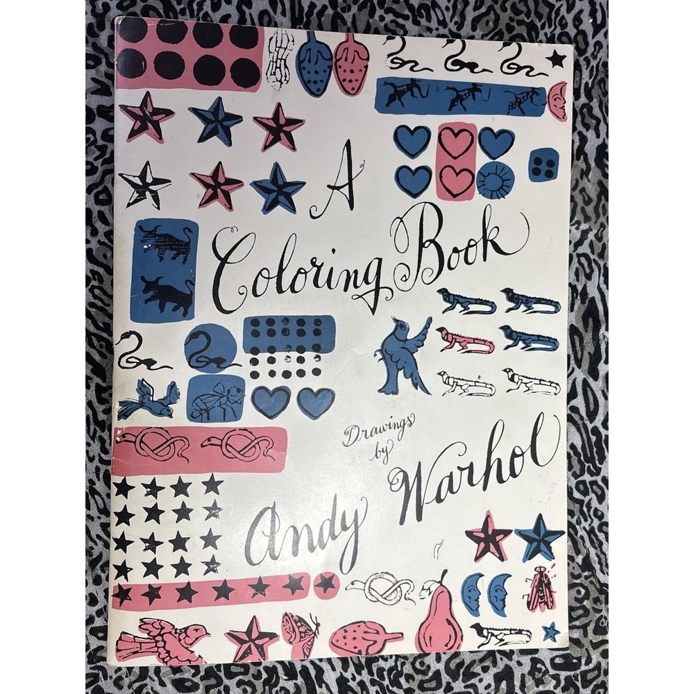 VTG 1990 A Coloring Book Drawings by Andy Warhol! Simon & Schuster! Unused